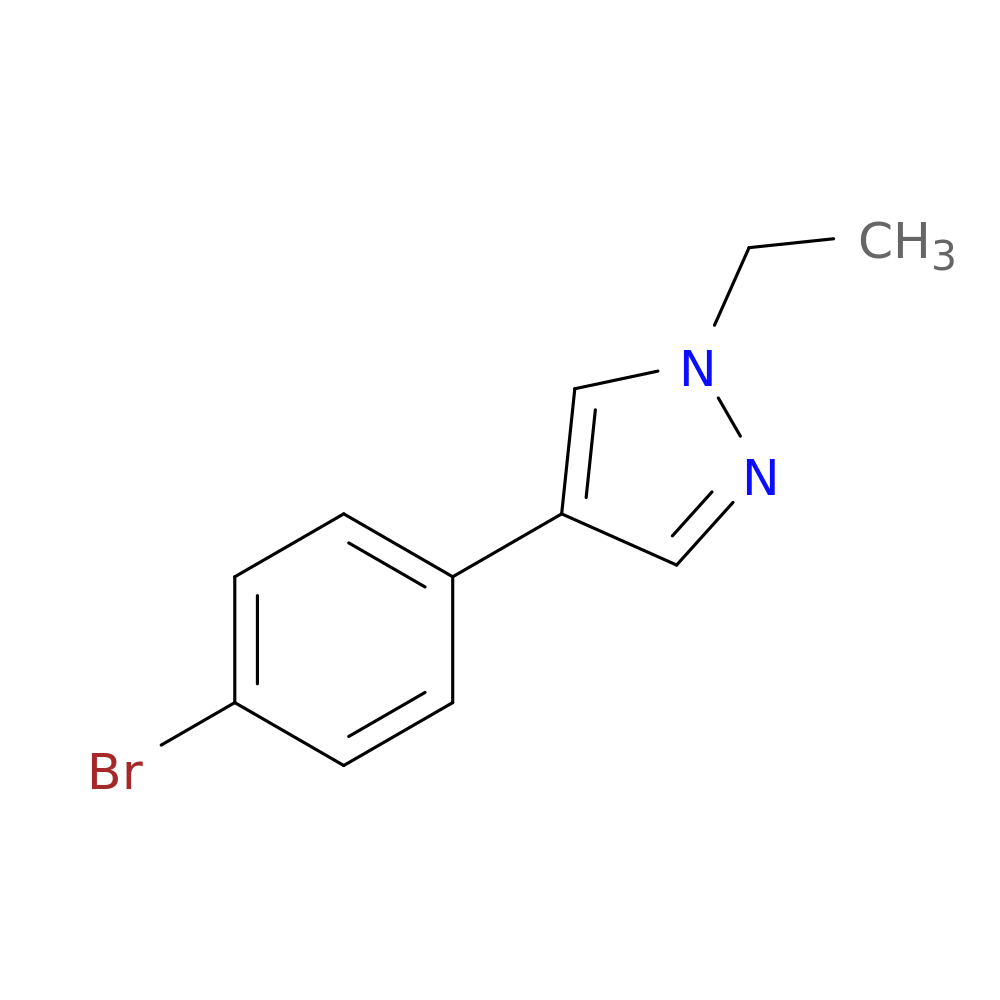 4-(4-Bromophenyl)-1-ethylpyrazole