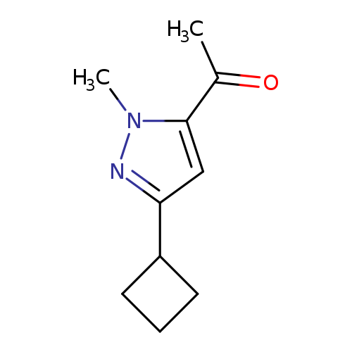 1-(3-cyclobutyl-1-methyl-1H-pyrazol-5-yl)ethan-1-one