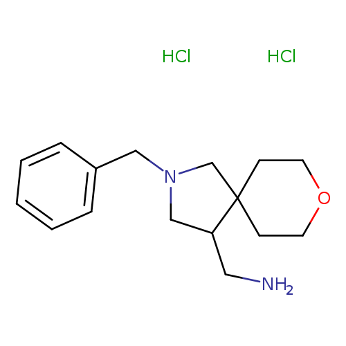 {2-benzyl-8-oxa-2-azaspiro[4.5]decan-4-yl}methanamine dihydrochloride