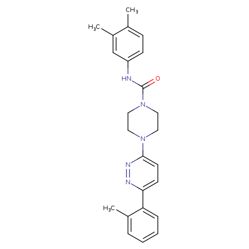 N-(3,4-dimethylphenyl)-4-[6-(2-methylphenyl)pyridazin-3-yl]piperazine-1-carboxamide