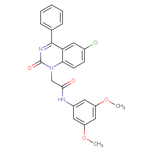 2-(6-chloro-2-oxo-4-phenyl-1,2-dihydroquinazolin-1-yl)-N-(3,5-dimethoxyphenyl)acetamide