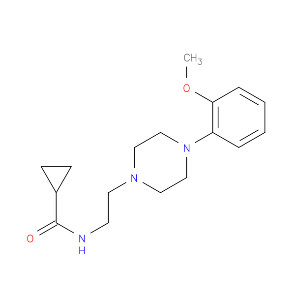 N-{2-[4-(2-methoxyphenyl)piperazin-1-yl]ethyl}cyclopropanecarboxamide