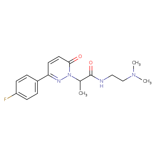 N-[2-(dimethylamino)ethyl]-2-[3-(4-fluorophenyl)-6-oxo-1,6-dihydropyridazin-1-yl]propanamide