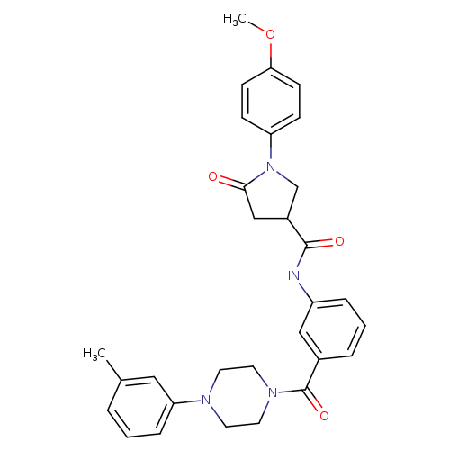 1-(4-methoxyphenyl)-N-{3-[4-(3-methylphenyl)piperazine-1-carbonyl]phenyl}-5-oxopyrrolidine-3-carboxamide