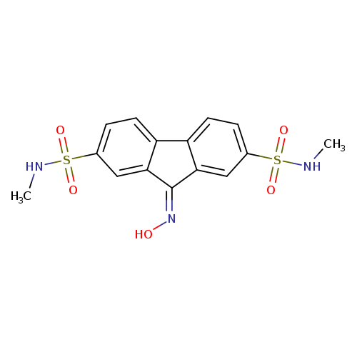 9-(hydroxyimino)-N2,N7-dimethyl-9H-fluorene-2,7-disulfonamide