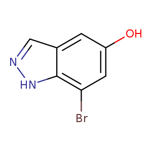 1H-Indazol-5-ol, 7-bromo-