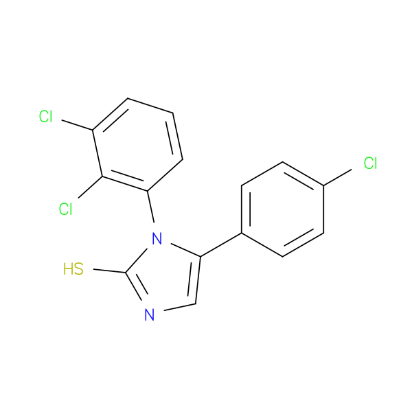 5-(4-chlorophenyl)-1-(2,3-dichlorophenyl)-1H-imidazole-2-thiol