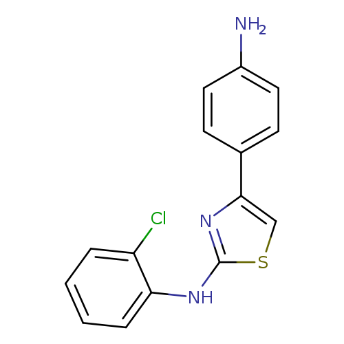 2-Thiazolamine, 4-(4-aminophenyl)-N-(2-chlorophenyl)-