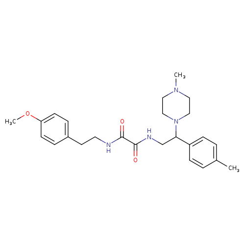 N'-[2-(4-methoxyphenyl)ethyl]-N-[2-(4-methylphenyl)-2-(4-methylpiperazin-1-yl)ethyl]ethanediamide