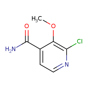 2-Chloro-3-methoxy-4-pyridinecarboxamide