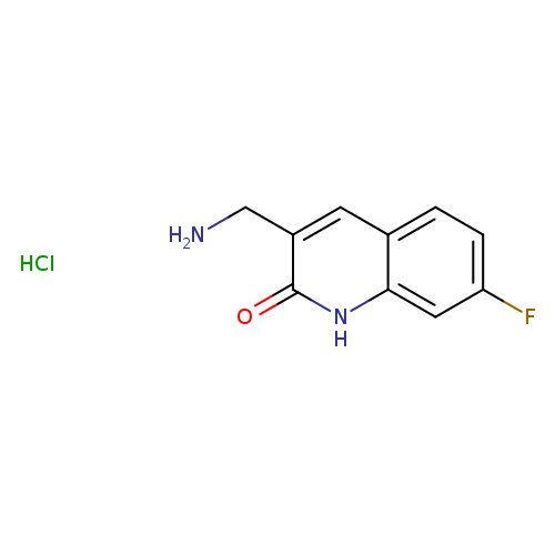 3-(aminomethyl)-7-fluoro-2(1H)-quinolinone hydrochloride