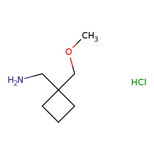 (1-(Methoxymethyl)cyclobutyl)methanamine hydrochloride