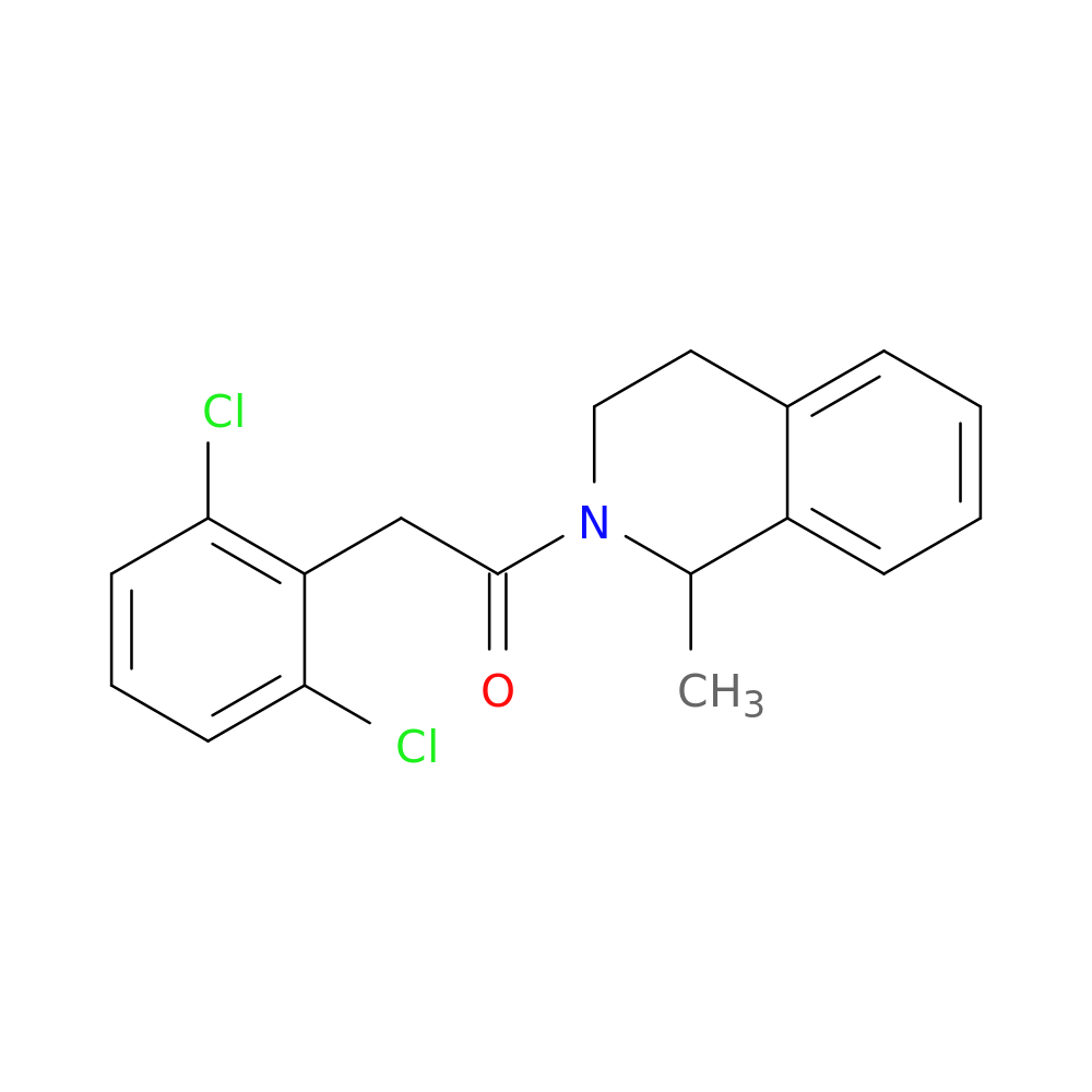 2-(2,6-dichlorophenyl)-1-(1-methyl-1,2,3,4-tetrahydroisoquinolin-2-yl)ethan-1-one