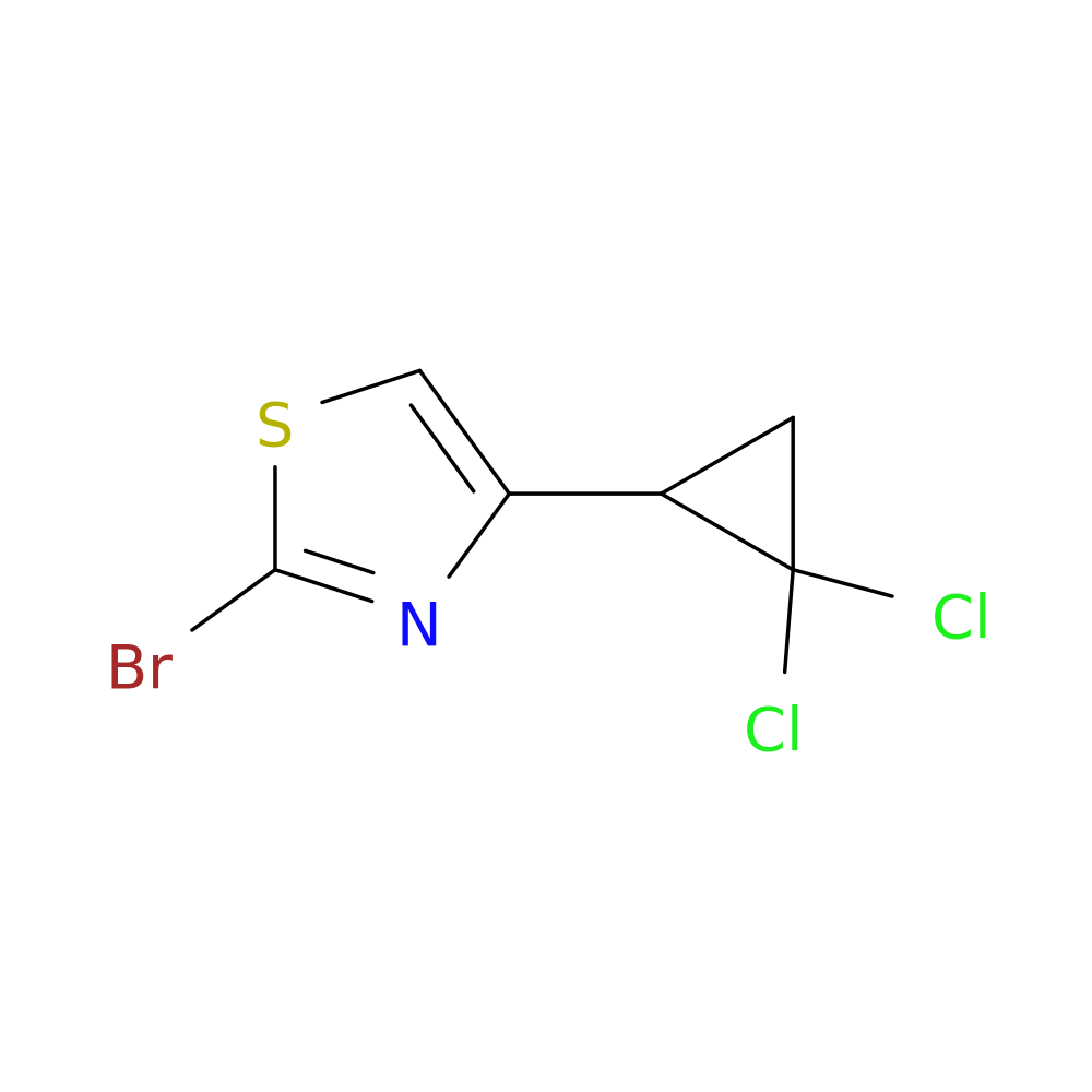 2-bromo-4-(2,2-dichlorocyclopropyl)-1,3-thiazole