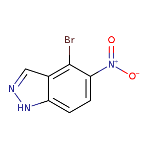 1H-Indazole, 4-bromo-5-nitro-