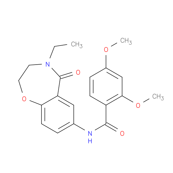 N-(4-ethyl-5-oxo-2,3,4,5-tetrahydro-1,4-benzoxazepin-7-yl)-2,4-dimethoxybenzamide