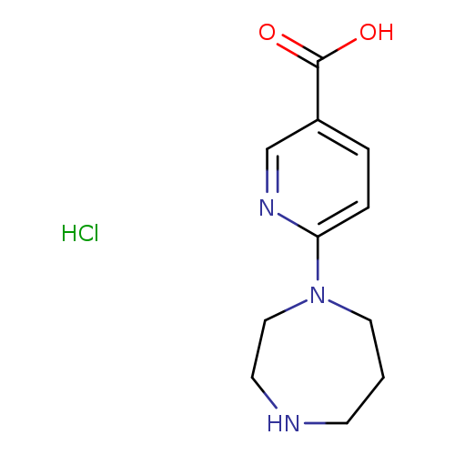 6-(1,4-diazepan-1-yl)pyridine-3-carboxylic acid hydrochloride