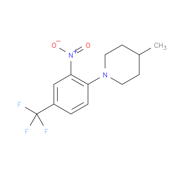 4-Methyl-1-(2-nitro-4-(trifluoromethyl)phenyl)piperidine