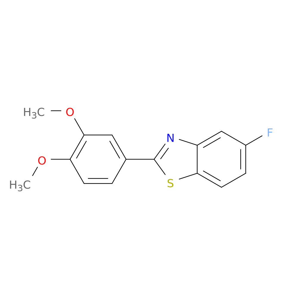 2-(3,4-Dimethoxyphenyl)-5-fluorobenzo[d]thiazole