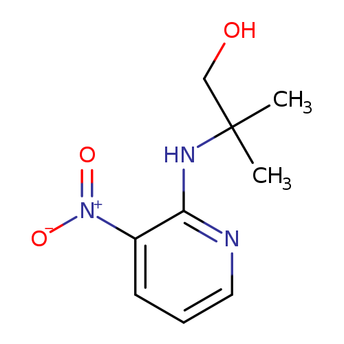 2-Methyl-2-((3-nitropyridin-2-yl)amino)propan-1-ol
