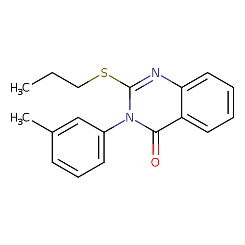 3-(3-methylphenyl)-2-(propylsulfanyl)-4(3H)-quinazolinone