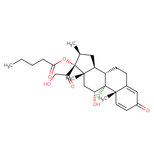 9-chloro-11beta,17,21-trihydroxy-16beta-methylpregna-1,4-diene-3,20-dione 17-valerate