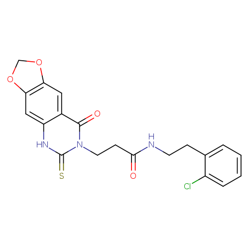N-[2-(2-chlorophenyl)ethyl]-3-{8-oxo-6-sulfanylidene-2H,5H,6H,7H,8H-[1,3]dioxolo[4,5-g]quinazolin-7-yl}propanamide
