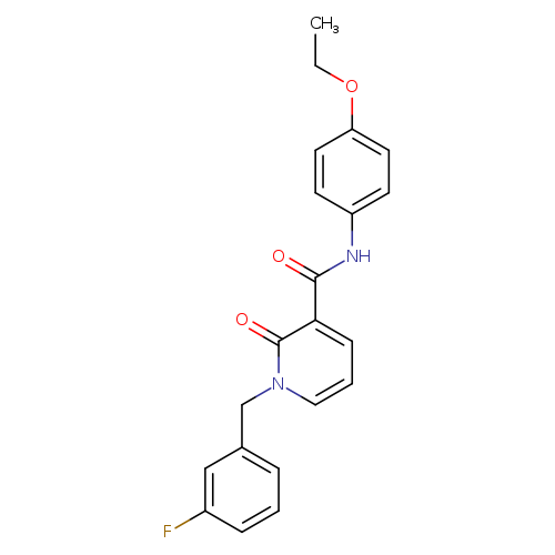 N-(4-ethoxyphenyl)-1-[(3-fluorophenyl)methyl]-2-oxo-1,2-dihydropyridine-3-carboxamide