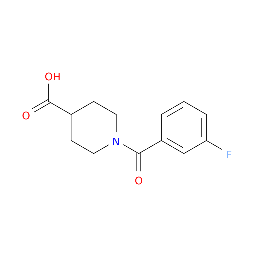 1-(3-Fluorobenzoyl)piperidine-4-carboxylic acid