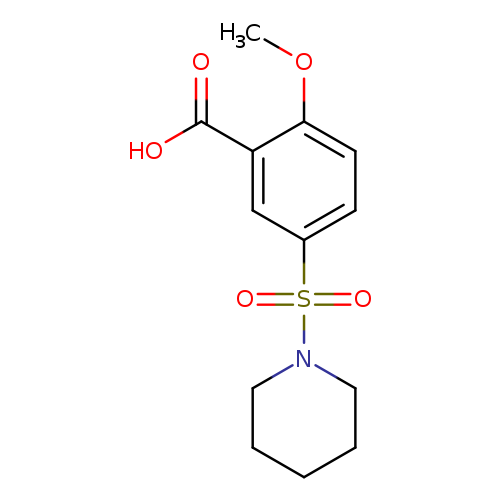 2-Methoxy-5-(piperidin-1-ylsulfonyl)benzoic acid