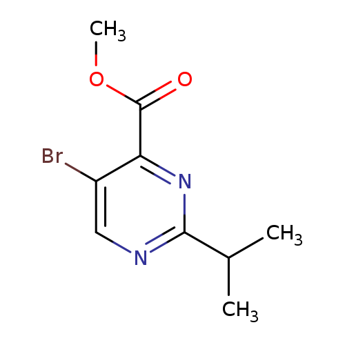 4-Pyrimidinecarboxylic acid, 5-bromo-2-(1-methylethyl)-, methyl ester
