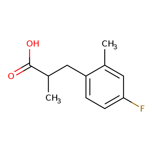 3-(4-Fluoro-2-methylphenyl)-2-methylpropanoic acid