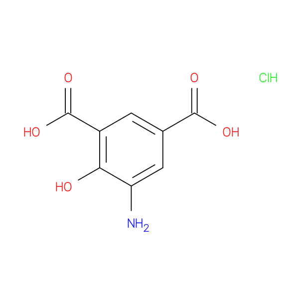 5-amino-4-hydroxybenzene-1,3-dicarboxylic acid hydrochloride