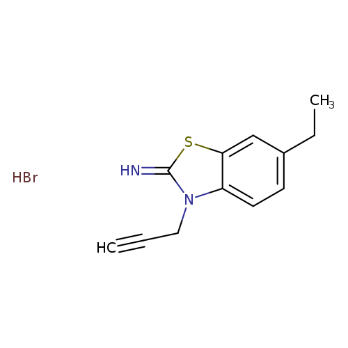 6-Ethyl-3-(prop-2-yn-1-yl)benzo[d]thiazol-2(3H)-imine hydrobromide