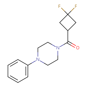 1-(3,3-difluorocyclobutanecarbonyl)-4-phenylpiperazine