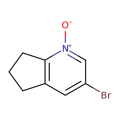 3-bromo-5H,6H,7H-cyclopenta[b]pyridin-1-ium-1-olate