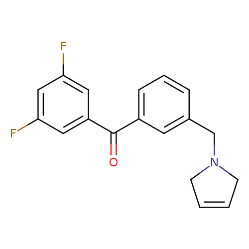 (3,5-Difluorophenyl)(3-((2,5-dihydro-1H-pyrrol-1-yl)methyl)phenyl)methanone