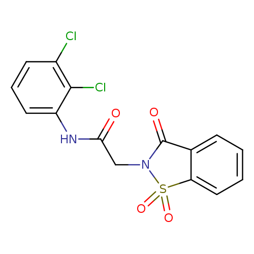 N-(2,3-dichlorophenyl)-2-(1,1,3-trioxo-1,3-dihydro-2H-1,2-benzisothiazol-2-yl)acetamide