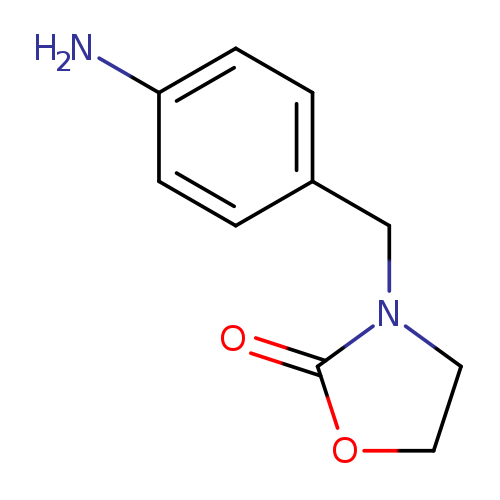 3-[(4-aminophenyl)methyl]-1,3-oxazolidin-2-one