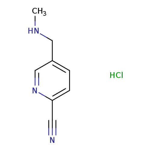 5-[(methylamino)methyl]pyridine-2-carbonitrilehydrochloride