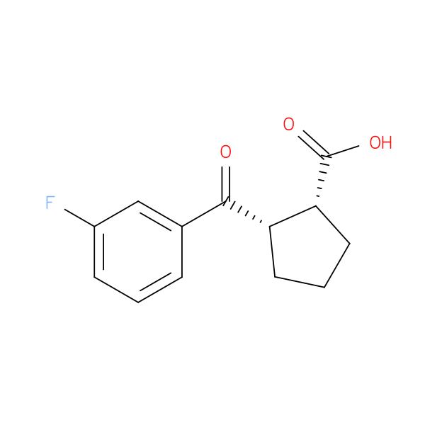 cis-2-(3-Fluorobenzoyl)cyclopentane-1-carboxylic acid