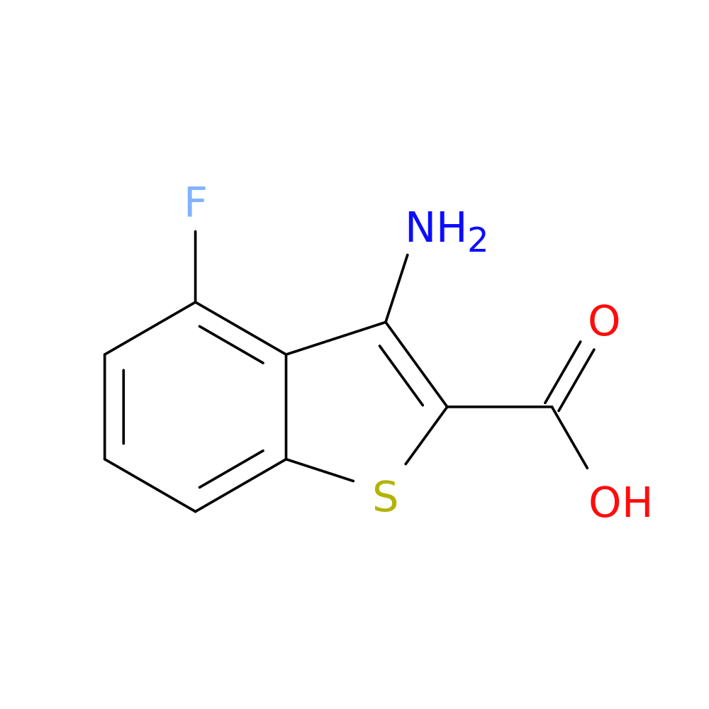 3-Amino-4-fluoro-1-benzothiophene-2-carboxylic acid