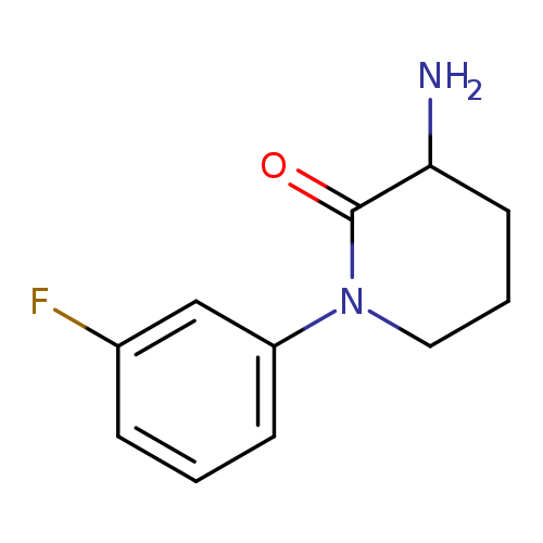 3-amino-1-(3-fluorophenyl)piperidin-2-one