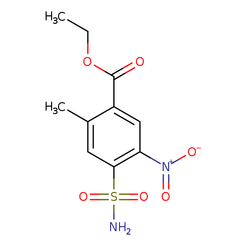 ethyl 2-methyl-5-nitro-4-sulfamoylbenzoate