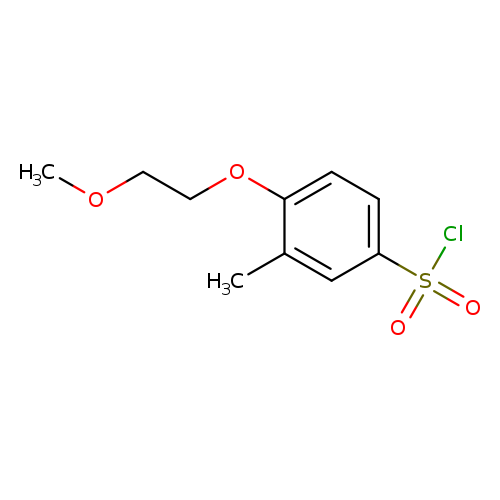 4-(2-Methoxyethoxy)-3-methylbenzene-1-sulfonyl chloride