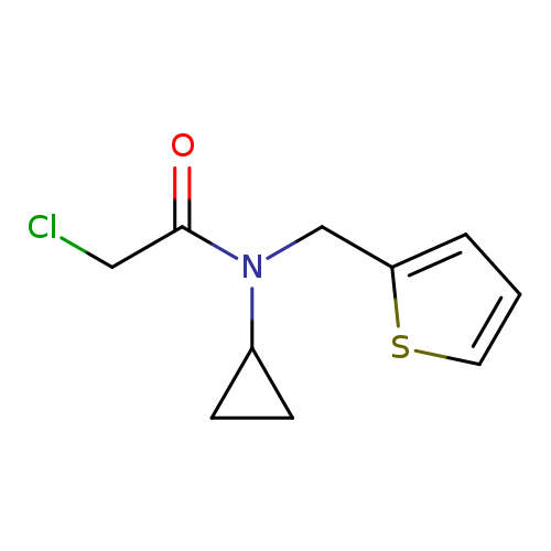 2-chloro-N-cyclopropyl-N-(thiophen-2-ylmethyl)acetamide