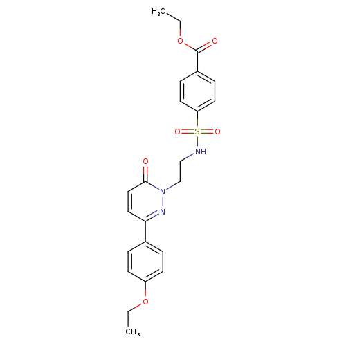 ethyl 4-({2-[3-(4-ethoxyphenyl)-6-oxo-1,6-dihydropyridazin-1-yl]ethyl}sulfamoyl)benzoate