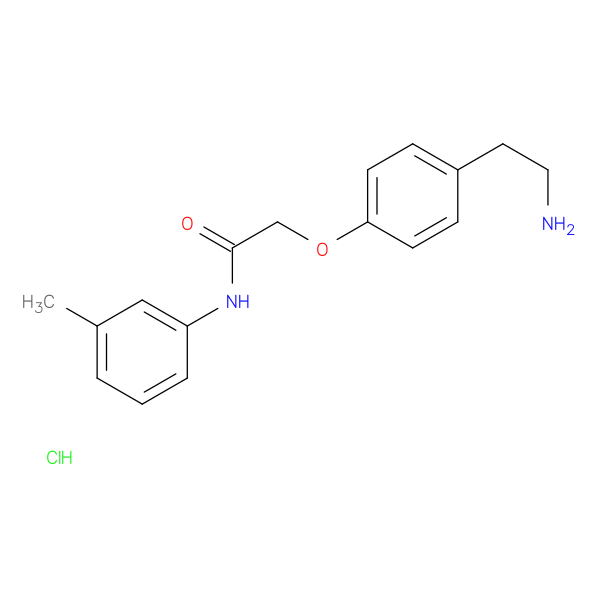 2-[4-(2-aminoethyl)phenoxy]-N-(3-methylphenyl)acetamide hydrochloride