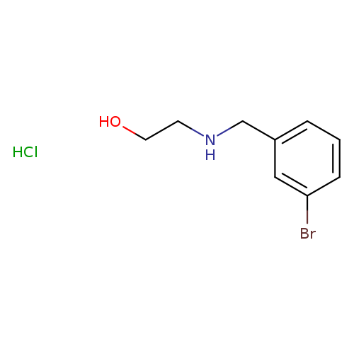 2-{[(3-bromophenyl)methyl]amino}ethan-1-ol hydrochloride