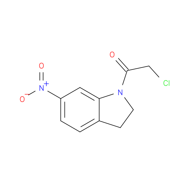 2-Chloro-1-(6-nitro-2,3-dihydro-1H-indol-1-yl)ethan-1-one